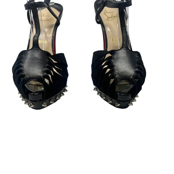 NWOB Christian Louboutin Zigounette T Strap Heels Size 37 - Picture 6 of 13